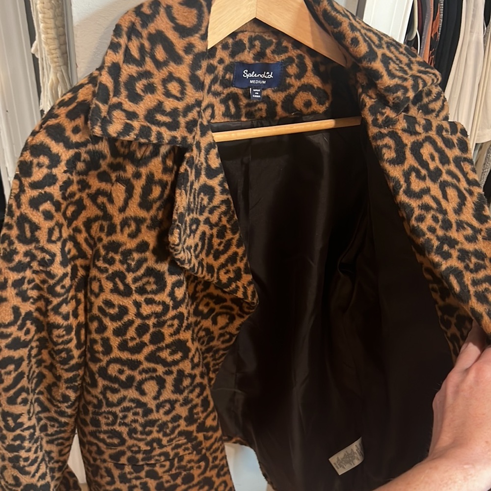 Splendid Cheetah Print Jacket - Picture 2 of 4